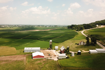  Drones used to boost savings while monitoring crops and farm.